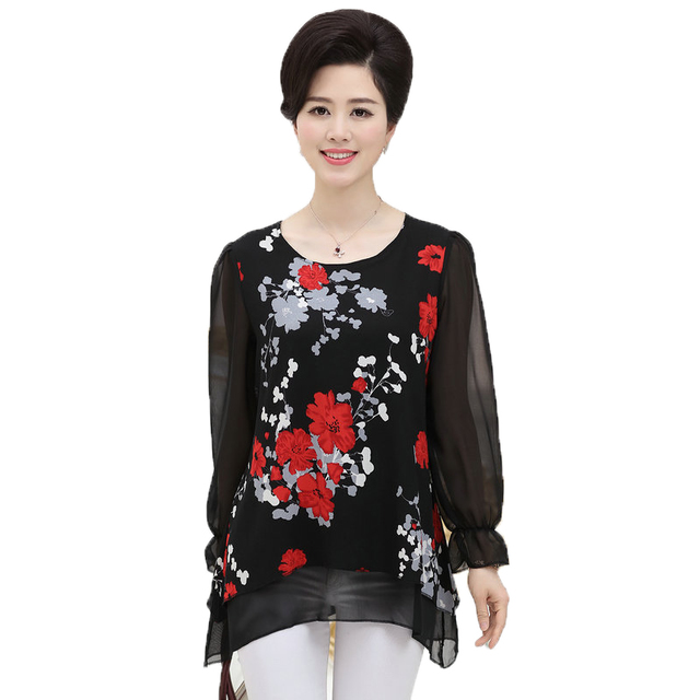 bbw mature black porn mature woman black ladies red moms yellow middle aged classy silk flower print layered blouse chiffon tops htb xvxxq xxfxxxn yrmpxxxxa