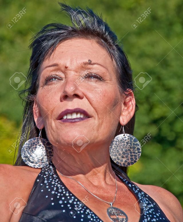 big pics mature mature woman photo american outdoor earrings portrait stock native bold setting joyfuldesigns descent