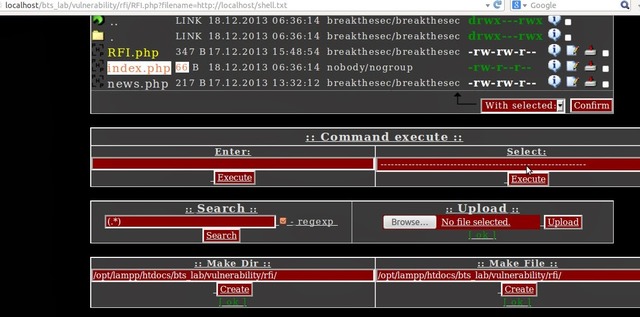 filename.txt using testing backdoor rfi shell remote inject inclusion