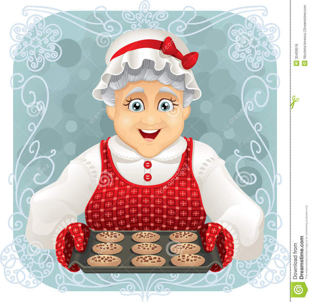 granny pics old photo granny cartoon happy grandma some stock funny cookies freshly compatible type holding vector illustration tray baked eps