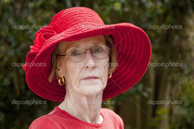 mature female nude photos mature woman hat home beautiful red escort outdoors depositphotos