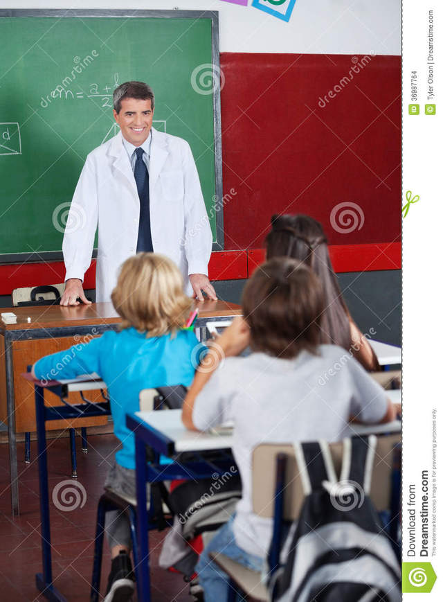 mature porn teachers mature male teacher looking happy students teaching stock classroom elementary