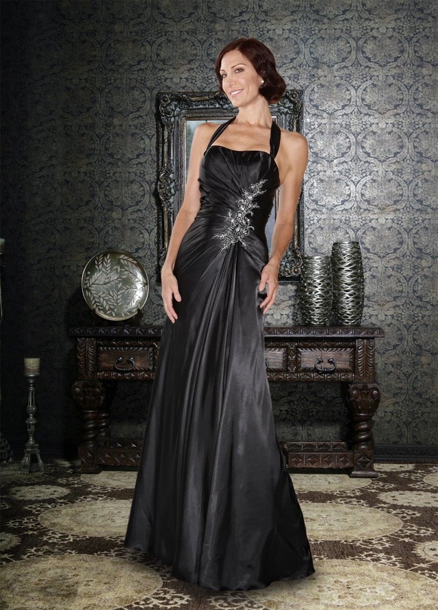 mature sexy gallery mature mother black sexy dress charming eye brides catching formal feminine eyecatching taffeta fabric