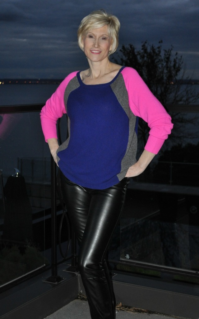 mature sexy mothers black how leather pants beyond wear leggings