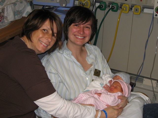 mom lesbian mom their lesbian decides babies newborn circumcision