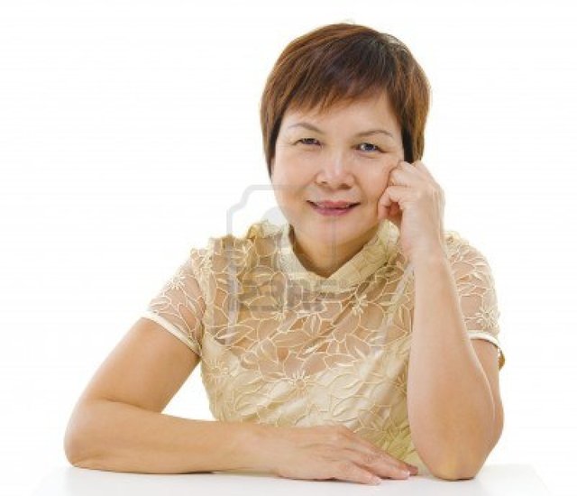asian mature mature woman photo asian white background mixed race isolated szefei