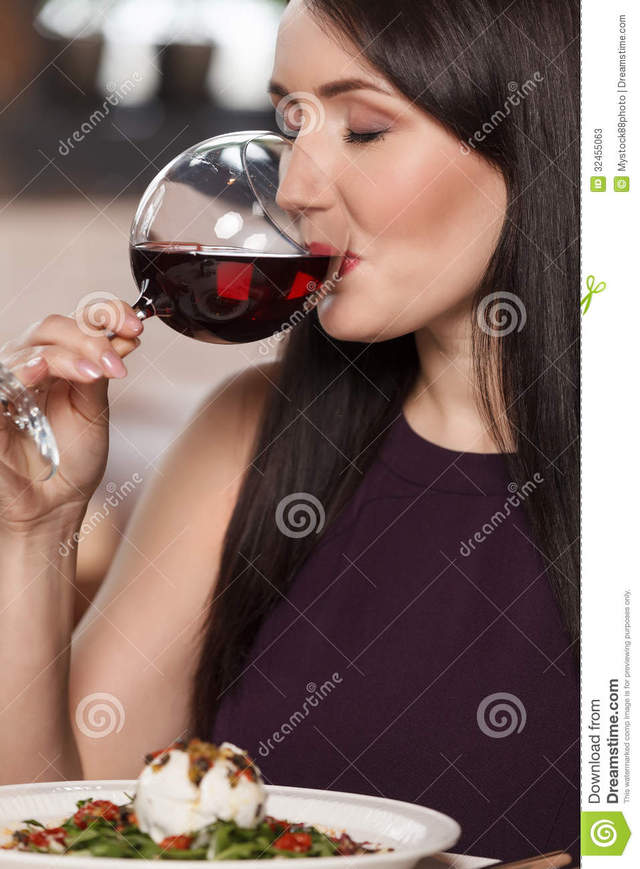 beautiful mature mature photos woman women beautiful good wine portrait stock drinking restaurant