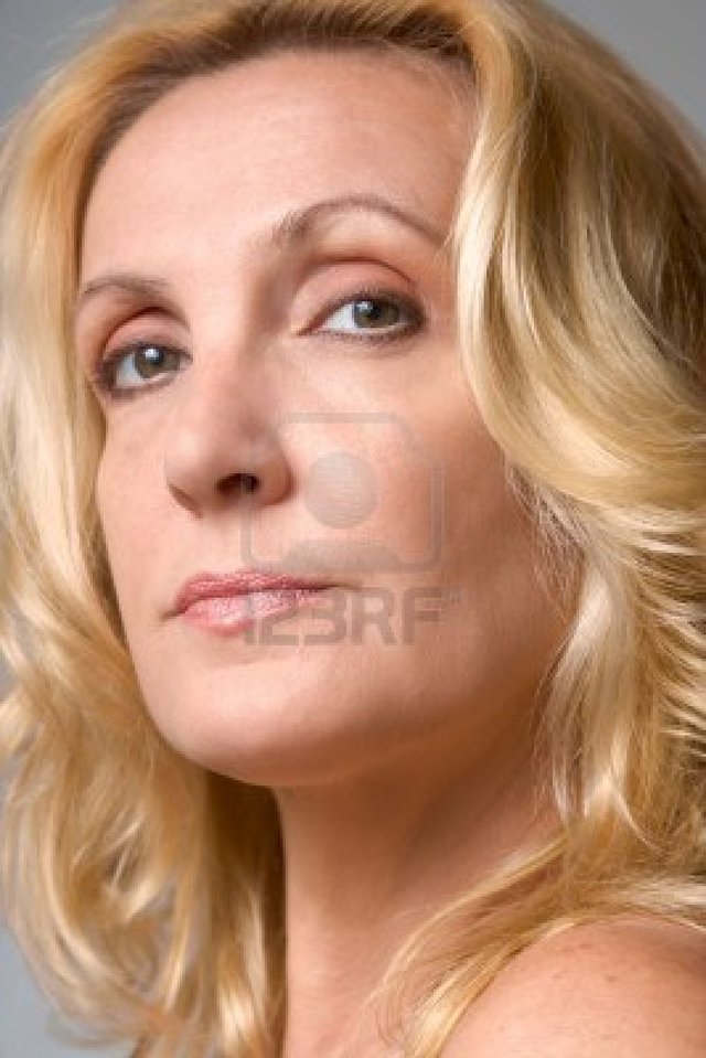 blond mature mature woman photo blond headshot mocker