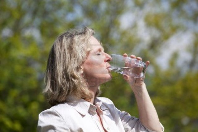 blond mature mature woman photo blond beautiful water summer glass heat drinking fotoarts