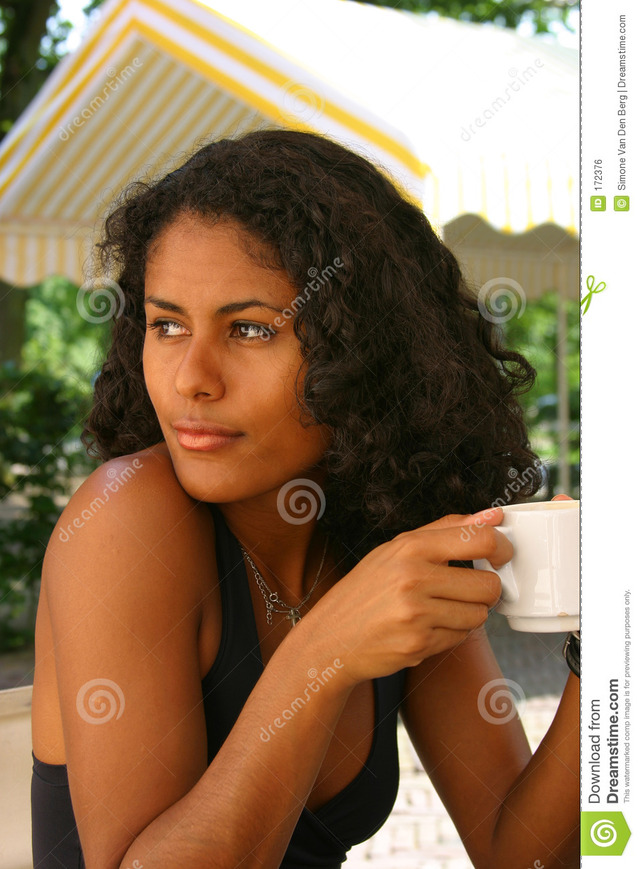 brazil mature free woman beautiful brazilian stock drinking coffee royalty