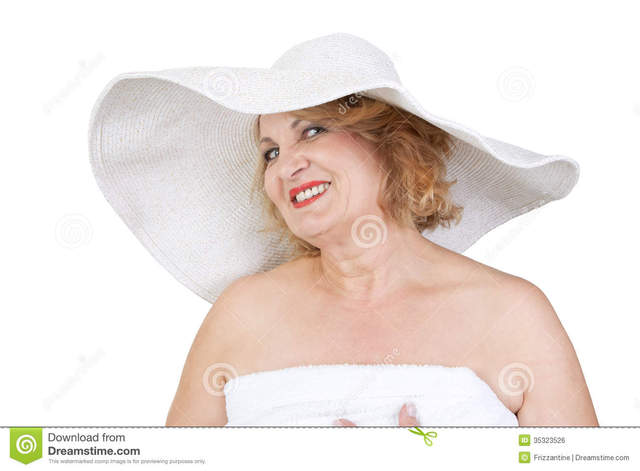 lady mature lady mature free woman hat white vacation makes isolated stock smiling royalty wellness