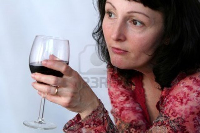 mature brunette mature brunette photo beautiful wine glass hallgerd