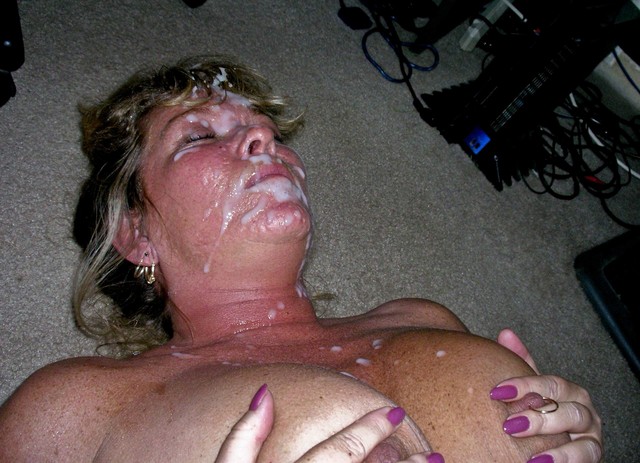 mature cum mature porn photo cum cumshot covered skank