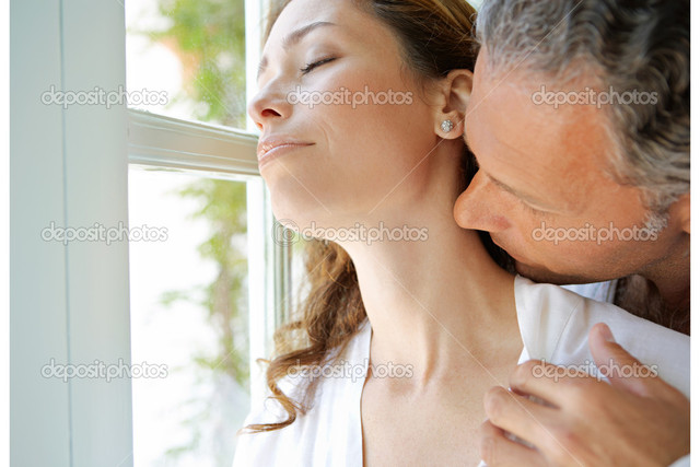 mature french mature large photo man neck kissing french depositphotos womans stock window