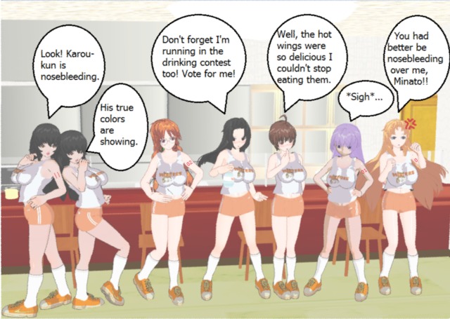 mature hooters girls manga hooters outfit digital morelikethis sekirei quamp
