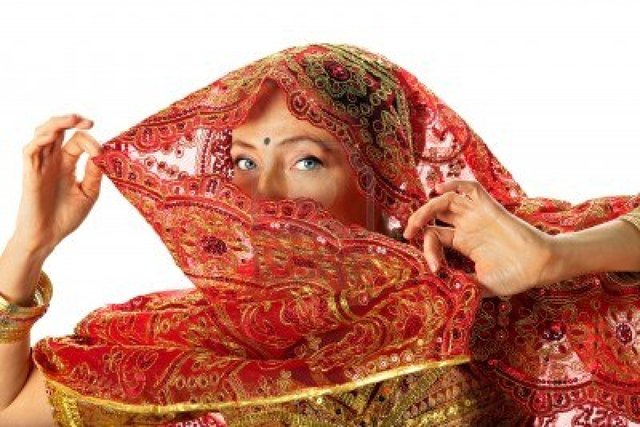 mature red mature woman indian photo red costume rich traditional wisky
