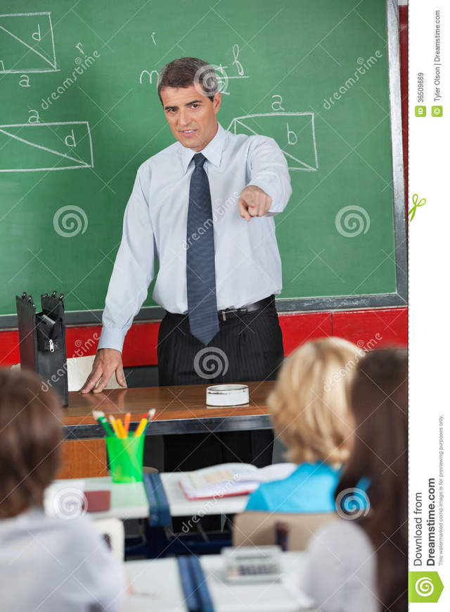 mature teacher mature free male teacher students teaching stock classroom royalty pointing