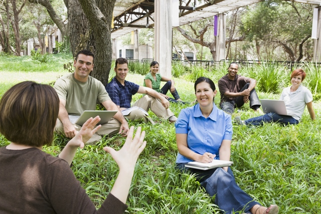 outdoor mature taking getting outdoor class outside existing involved activites