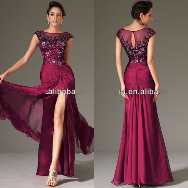 red mature mature party sexy high red long length prom wine fashion dresses dress store simple product gowns evening gown slit wsphoto embroidery ankle burgundy vestido festa