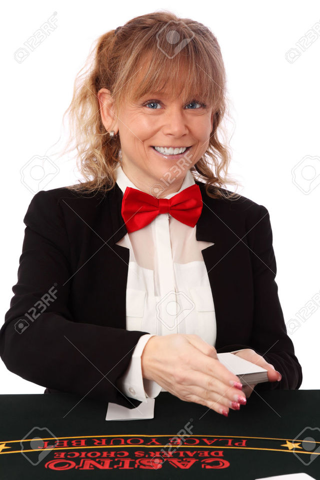red mature mature blonde black photo white wearing red background stock worker casino tie bow blazer robinsphoto