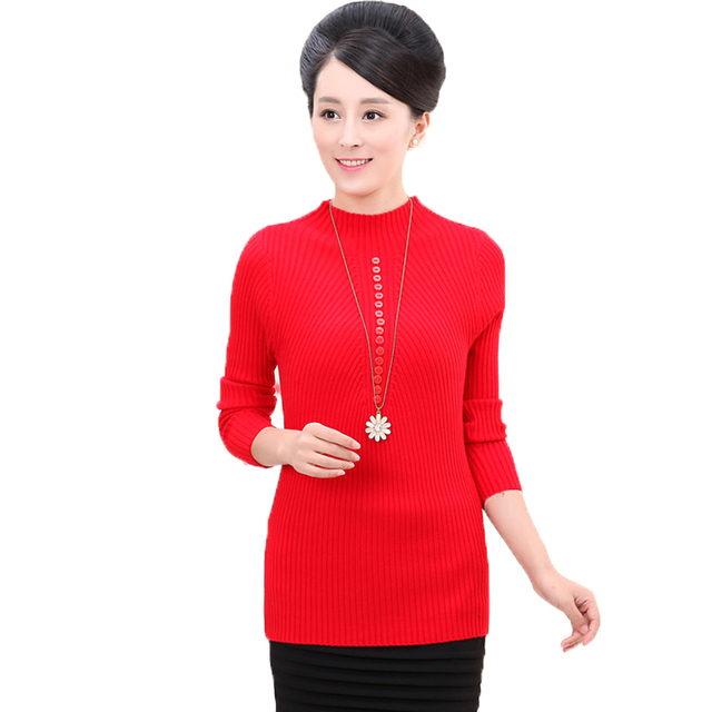 red mature lady mature woman winter red soft sweater cheap font htb pullover xxfxxxj npxxxxamxfxxq bottming