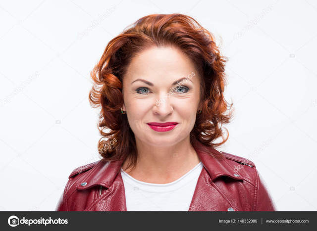 redhead mature mature woman photo beautiful depositphotos stock