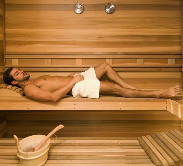 shower mature thermometer home head using ideas design sharp rest sauna wall also modern bench luxurious cozy