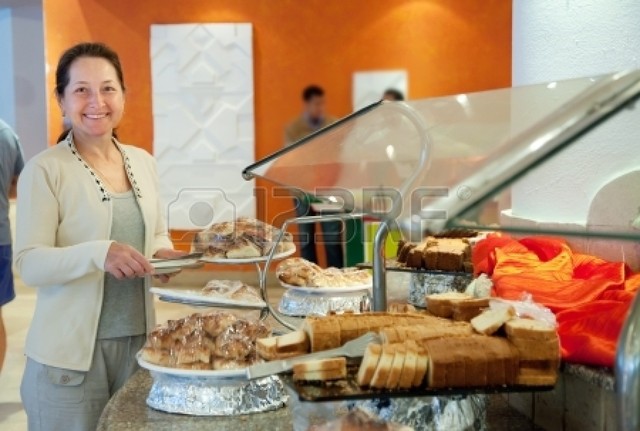 sweet mature mature woman photo hotel sweet buffet chooses jackf pastry