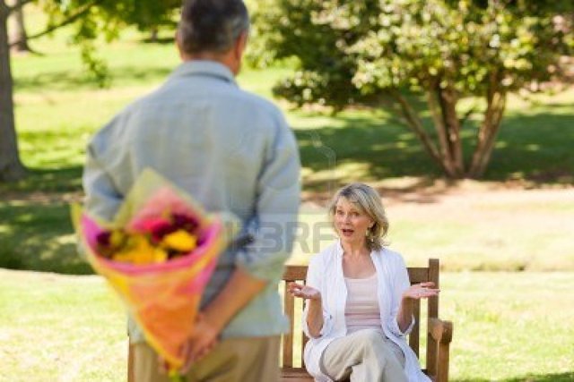 wife mature pic mature wife photo man his flowers offering