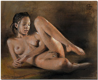 mature black female porn drawings philip gladstone drawing reclining black female nude escort home