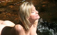mature porn picture amateur porn mature nude bathing river photo