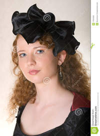 old pic porn woman woman old fashioned dress stock photo