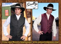 old west porn vests scullynotchedrw old west black notched lapel vest scully from tribnal western
