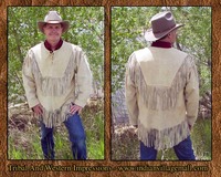 old west porn menscoats hondaa handmade honda pull over fringed jacket shirt from tribal impressions