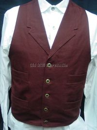 old west porn web ebay western cowboy brown leather vest old west style