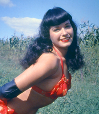 centerfold gallery porn star stocking wikipedia commons bettie page