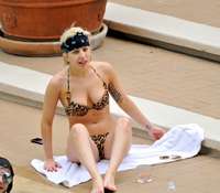 gaga milfs lady gaga bikini pool party