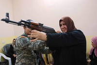 granny pics granny iraq armed dangerous