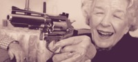 granny pics granny gun edito design