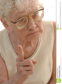 granny pics stern old granny royalty free stock