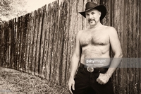 hairy mature pictures photos hairy shirtless mature cowboy sepia black white portrait picture detail photo royalty free