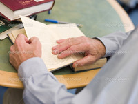 mature close up depositphotos close mature students hands turning book page library stock photo