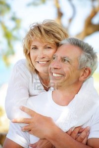 mature close up hannamonika close portrait mature couple smiling embracing photo