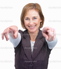 mature lady photos depositphotos pretty mature lady pointing both hands white backg stock photo