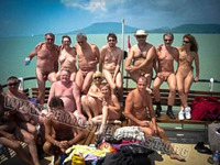 mature nudist pic mature nudist group yacht