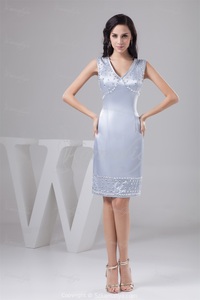 mature sexy pics pri generous simple mature sexy modern upscale light sky blue knee length silk like satin bridesmaid dress