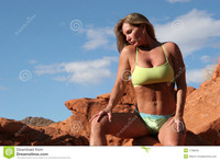 mature sexy fit mature woman royalty free stock photos