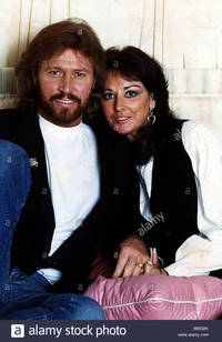 mature wifes gallery comp barry gibb former bee gees wife linda stock photo