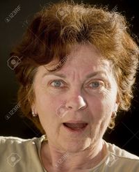 mature women pictures sima surprised shocked mature women stock photo