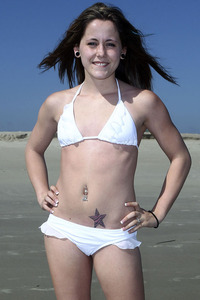 mom bikini teen mom jenelle evans bikini candids beach north carolina
